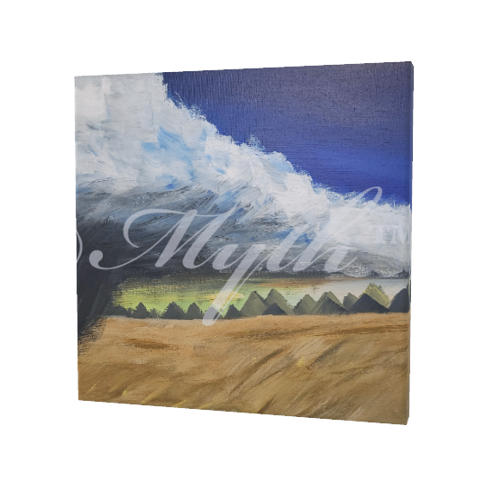 Canvas Wall Art | Reprint of Original Painting "Storm Blowing In" by MYTH