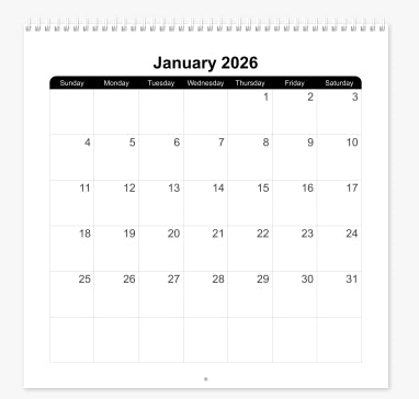 January 2026 calendar page from Art Creeps oil paintings by MYTH wildlife collection calendar.